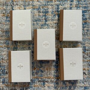 Made by Mary Jewelry Box Set - Cream and Tan